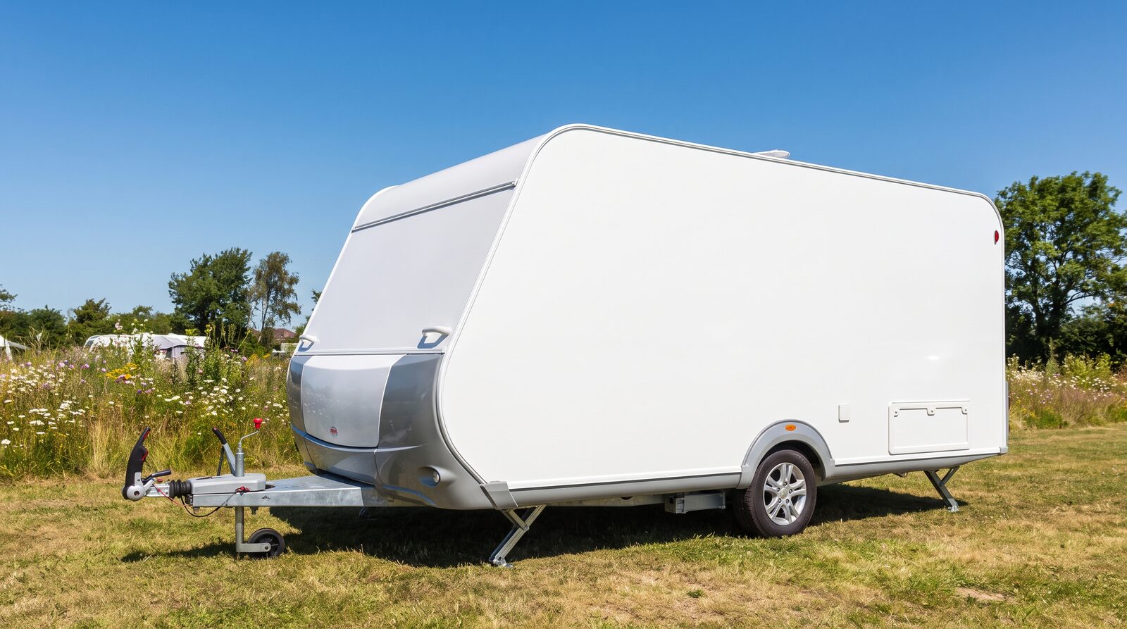 Wohnwagen — Symbolbild zum Thema Feuchtigkeitsmessung im Aufbau