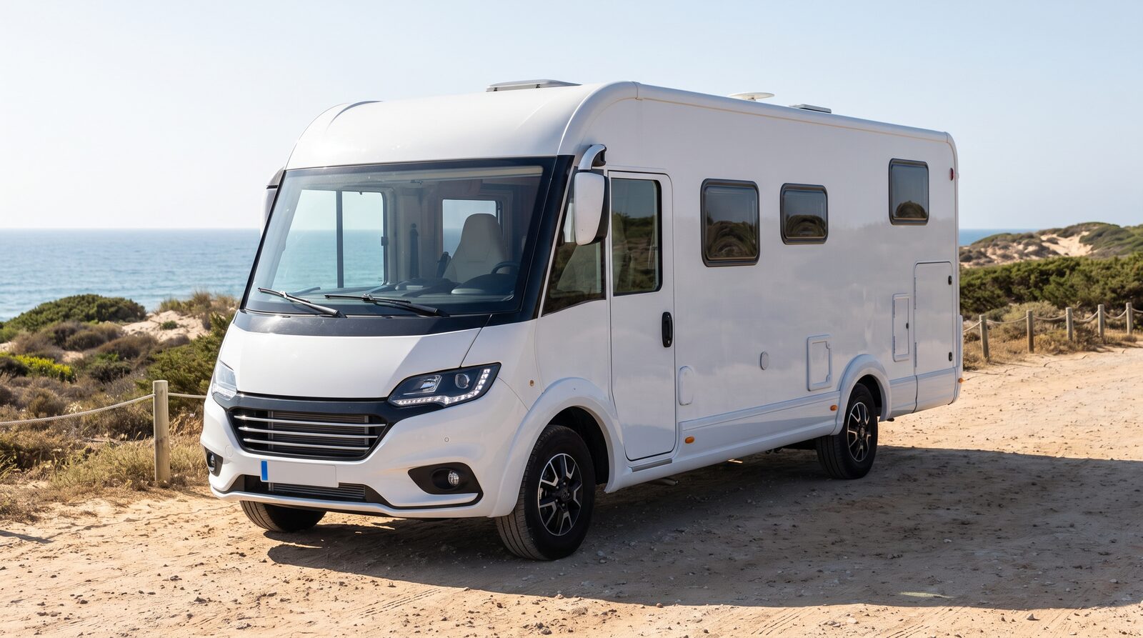 Reisemobil — Symbolbild zum Thema Carthago chic c-line — Großschaden und Totalschaden