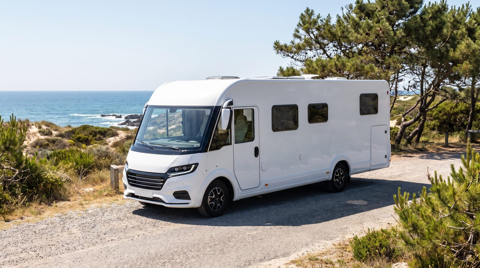 Reisemobil — Symbolbild zum Thema Carthago liner-for-two — Großschaden und Totalschaden