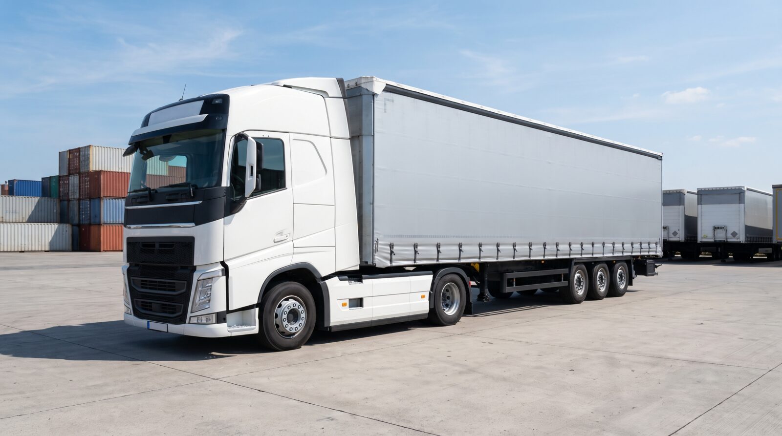 Auflieger — Symbolbild zum Thema Kögel Trucker — Großschaden und Totalschaden