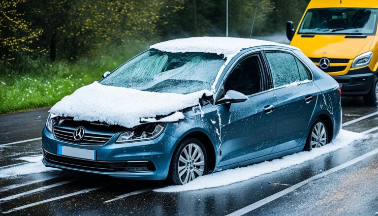 Regulierung von Motorschäden | Hagelsturm auf Autos in Deutschland