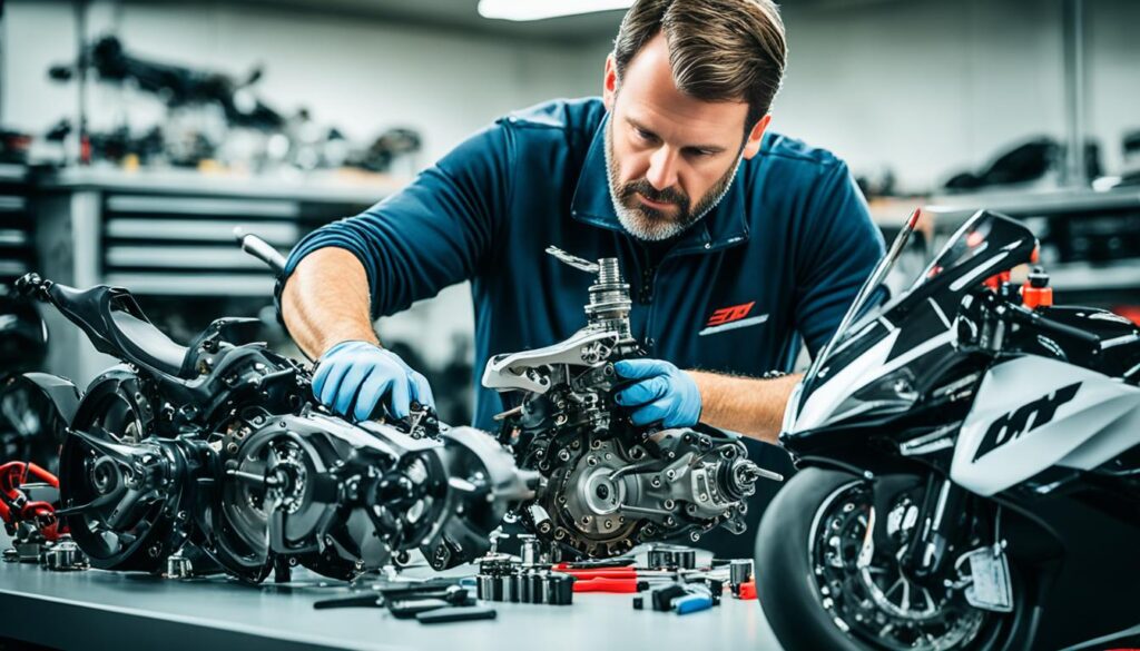technische Begutachtung Motorräder