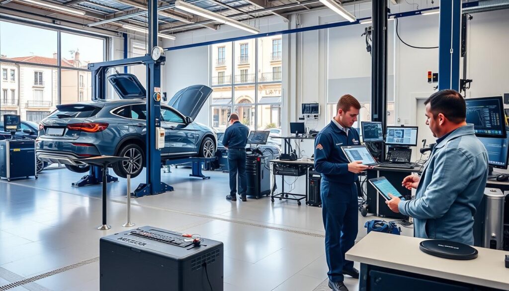 Elektronische Fahrzeuginspektion Marseille
