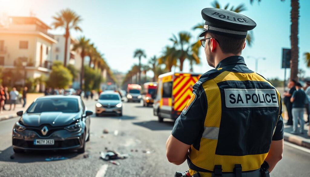 polizei autounfall spanien