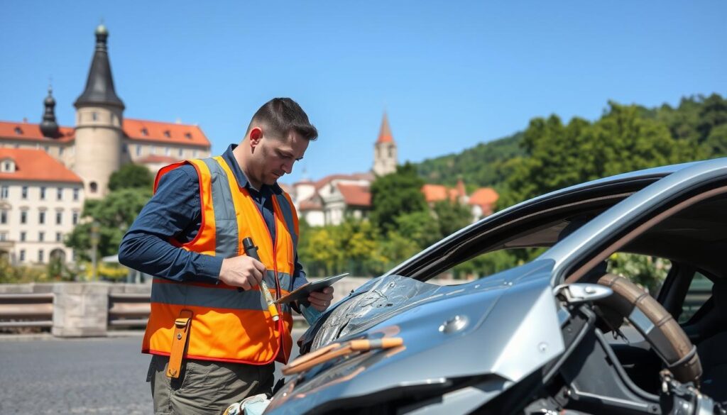 Unfall in Tschechien? KFZ Gutachter steht bereit.MOTOEXPERT