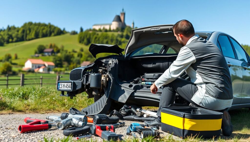 Verlässliche Expertise nach einem Unfall – KFZ Gutachter in Tschechien.