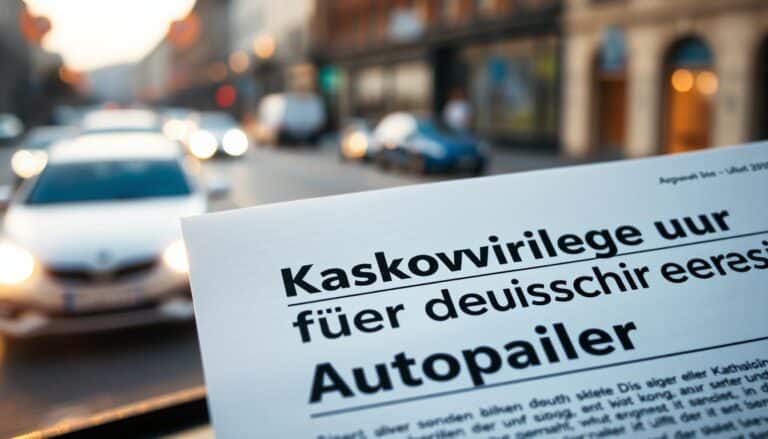 Kasko Schaden Gutachten für Deutsche Autofahrer
