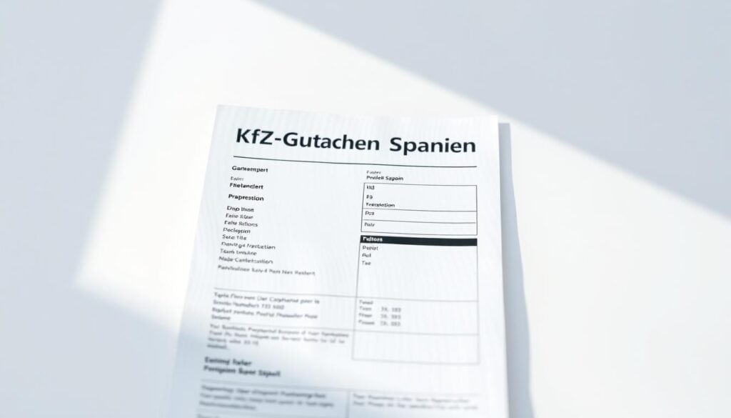 Kfz-Gutachten Spanien