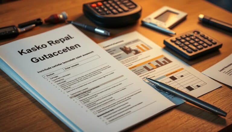 Kasko Schaden Reparaturbewertung durch Experten