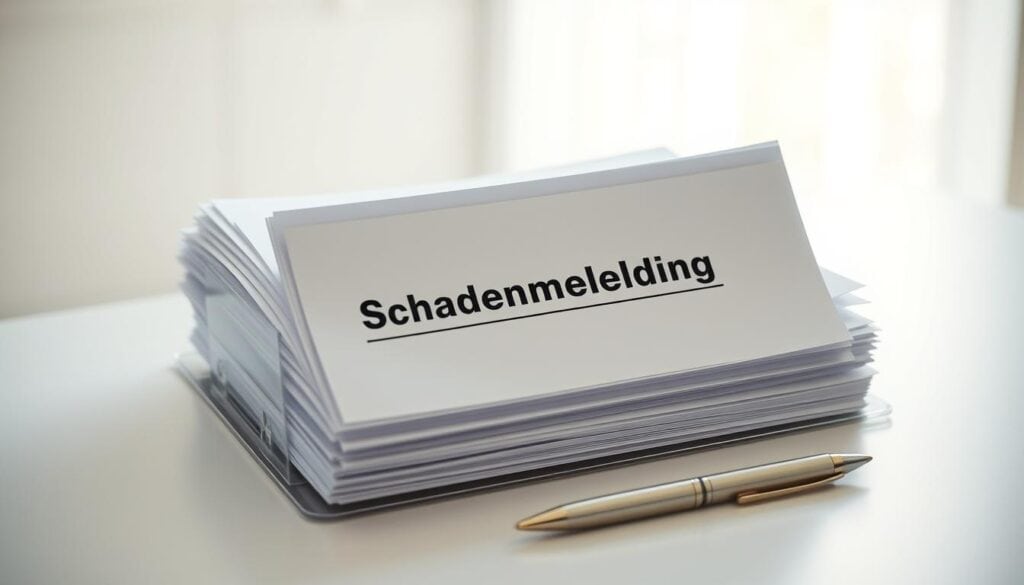 Schadenmeldung Unterlagen Schadenmeldung Unterlagen