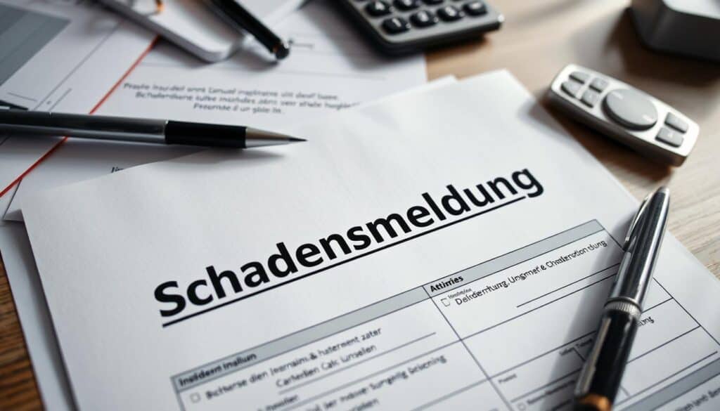 Schadensmeldung Schadensmeldung