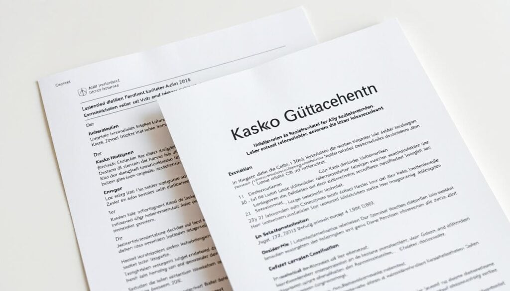 Kasko Schäden Gutachten