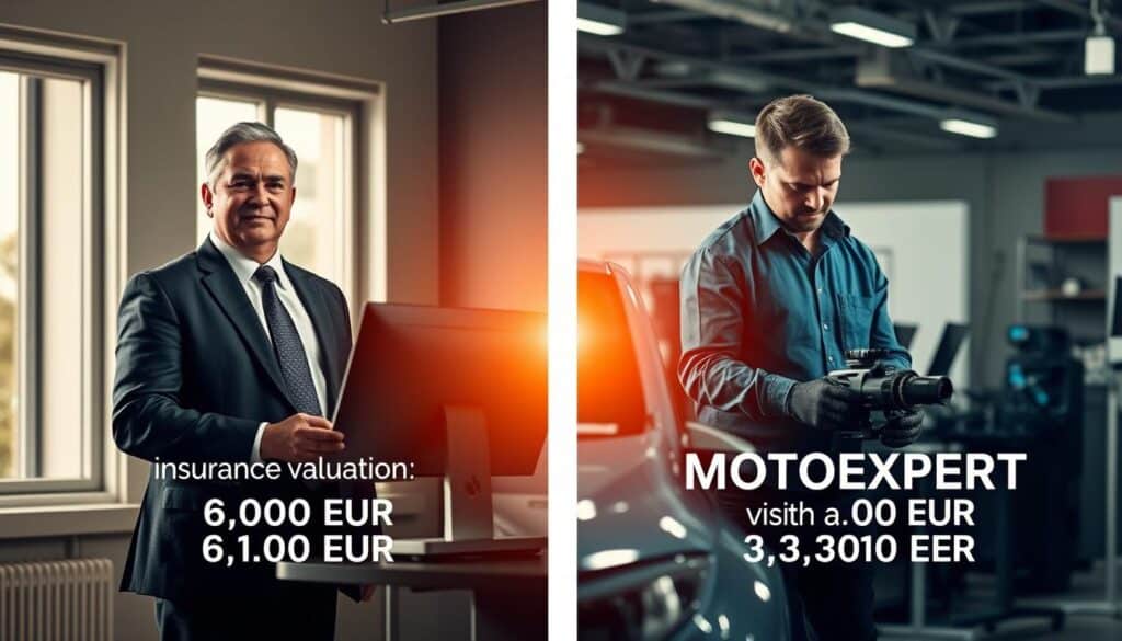 Ubezpieczyciel 6 100 EUR, a rzeczoznawca MOTOEXPERT 13 200 EUR