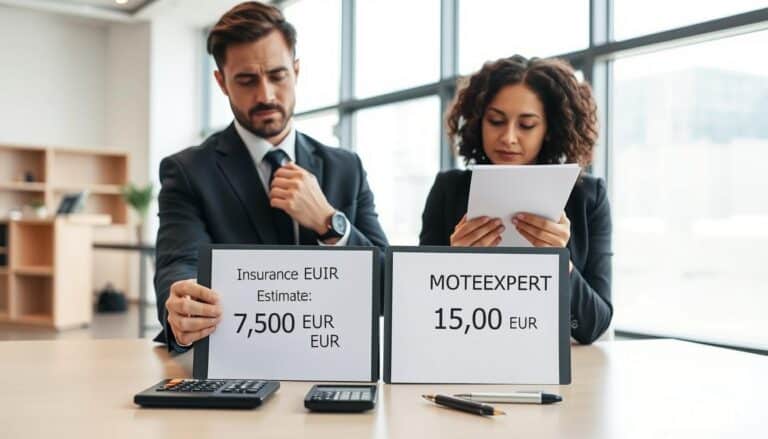 Ubezpieczyciel 7 500 EUR, a rzeczoznawca MOTOEXPERT 15 000 EUR