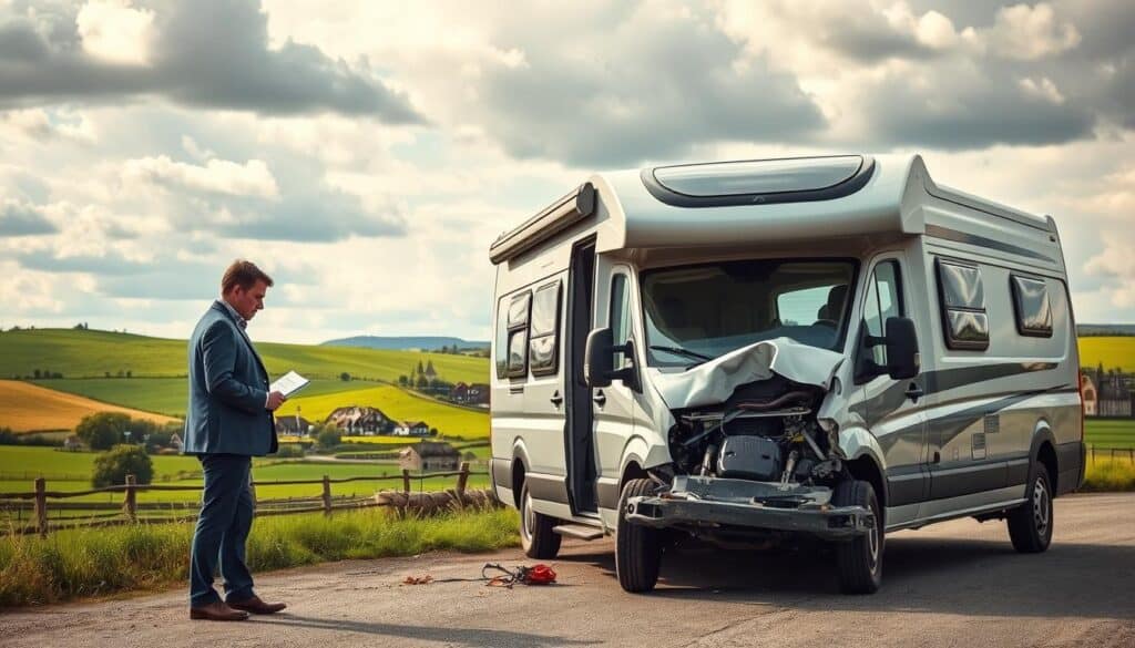camper van accident appraisal Poland