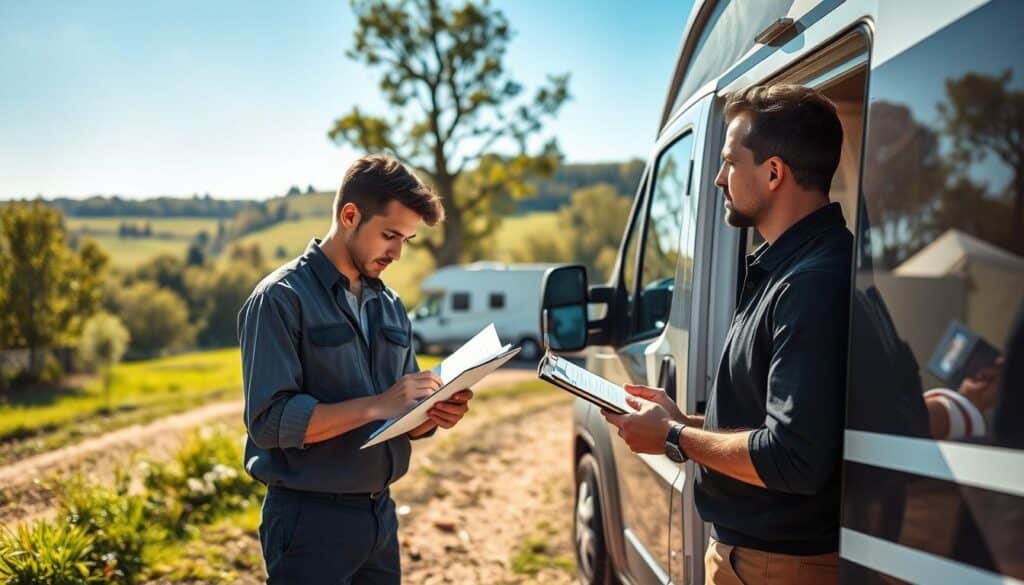 camper van damage assessment Poland