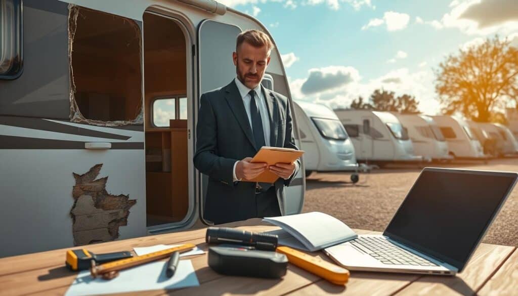 caravan damage assessment caravan damage assessment
