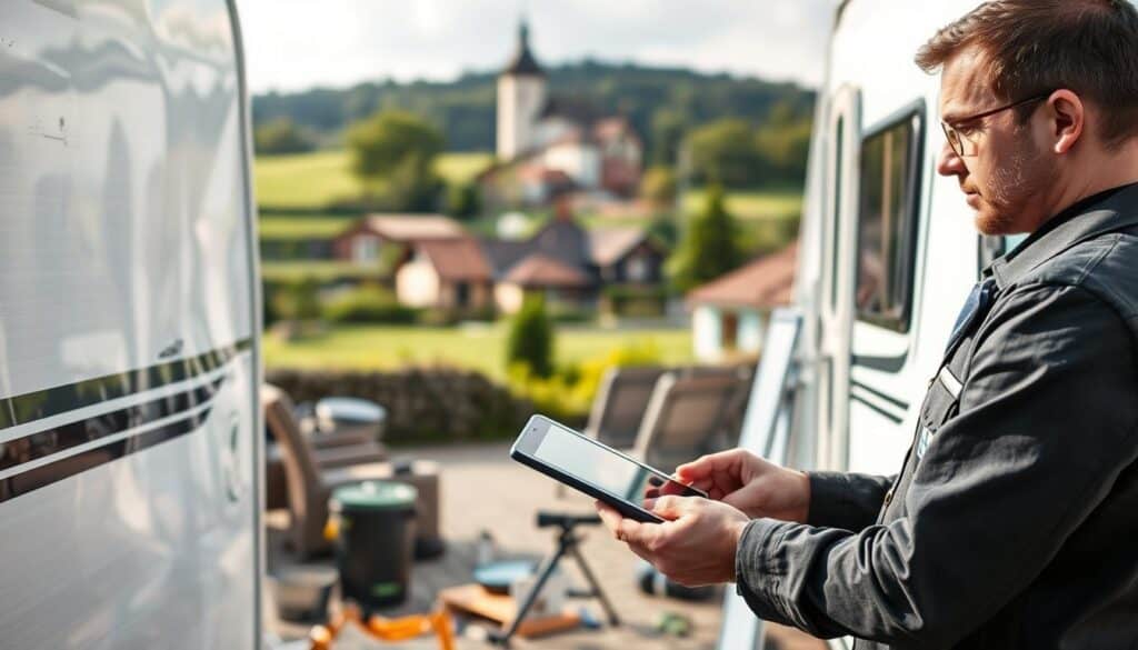 Caravans damage appraisal in Poland by MOTOEXPERT