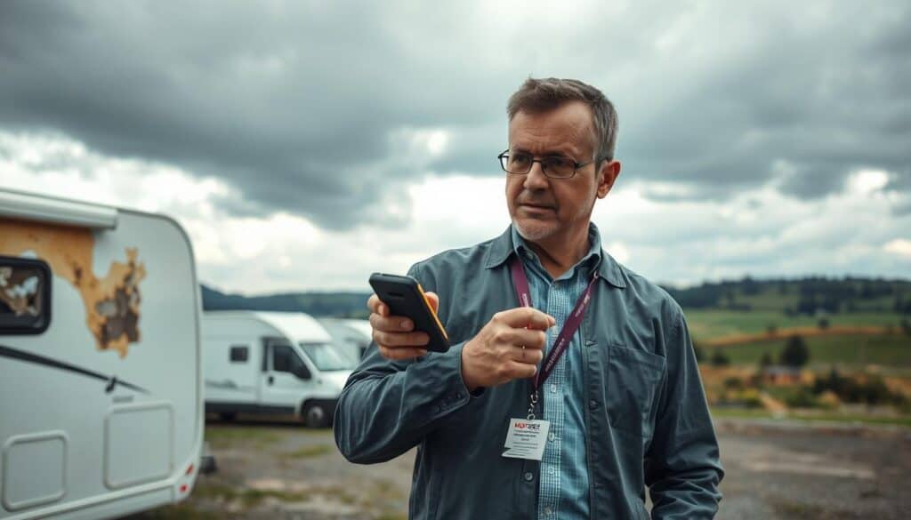 Poland damage appraisal for campers with MOTOEXPERT