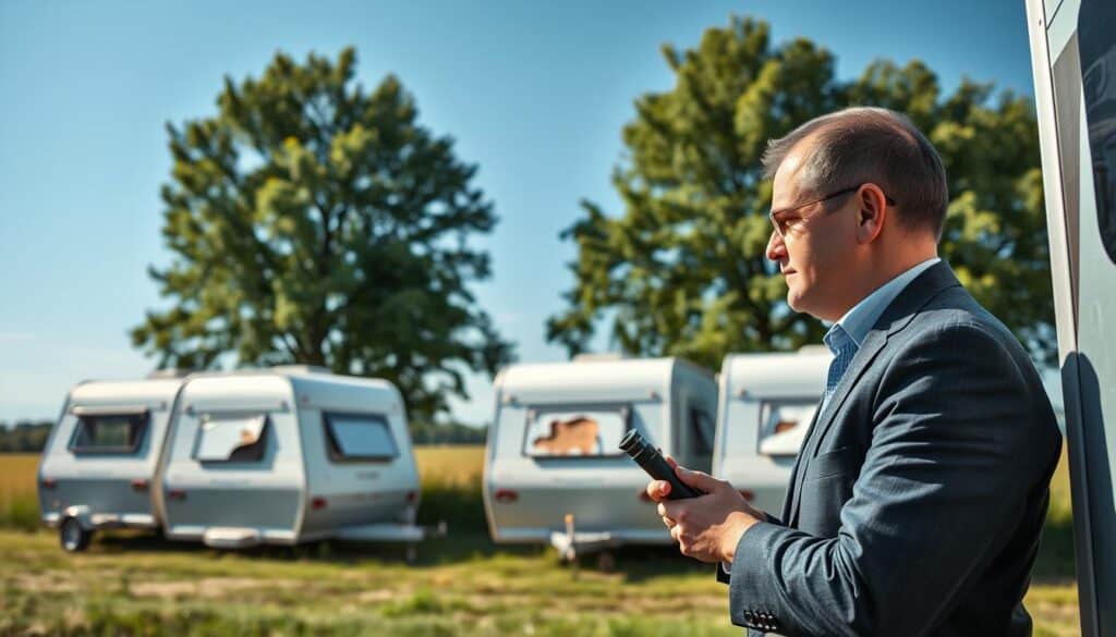 Camping Trailers damage appraisal in Poland by MOTOEXPERT