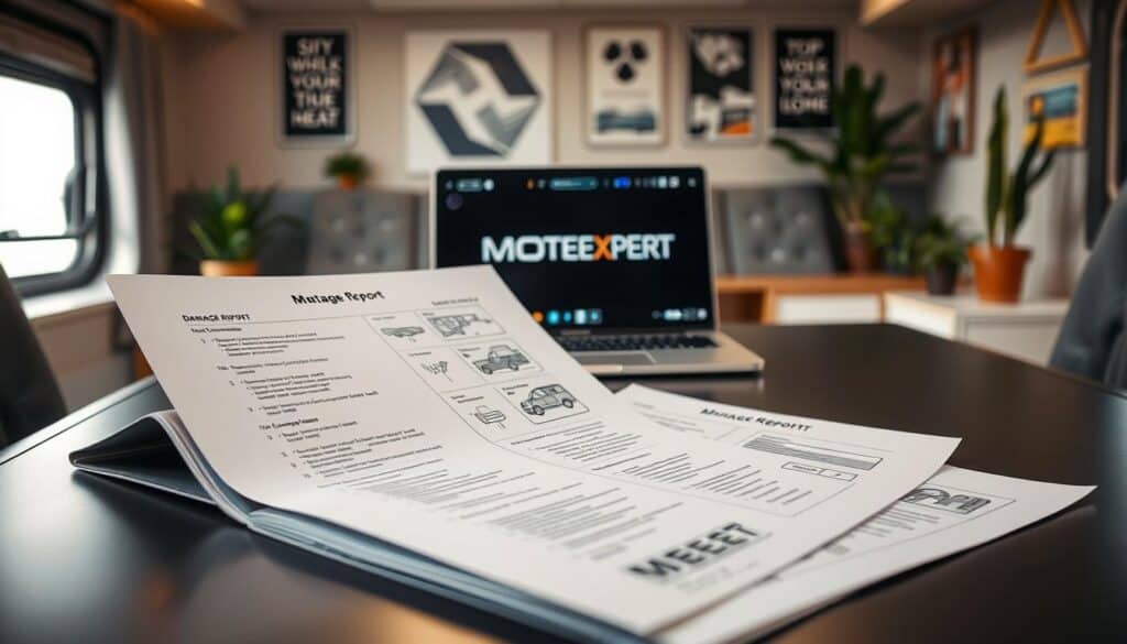 MOTOEXPERT camper damage report