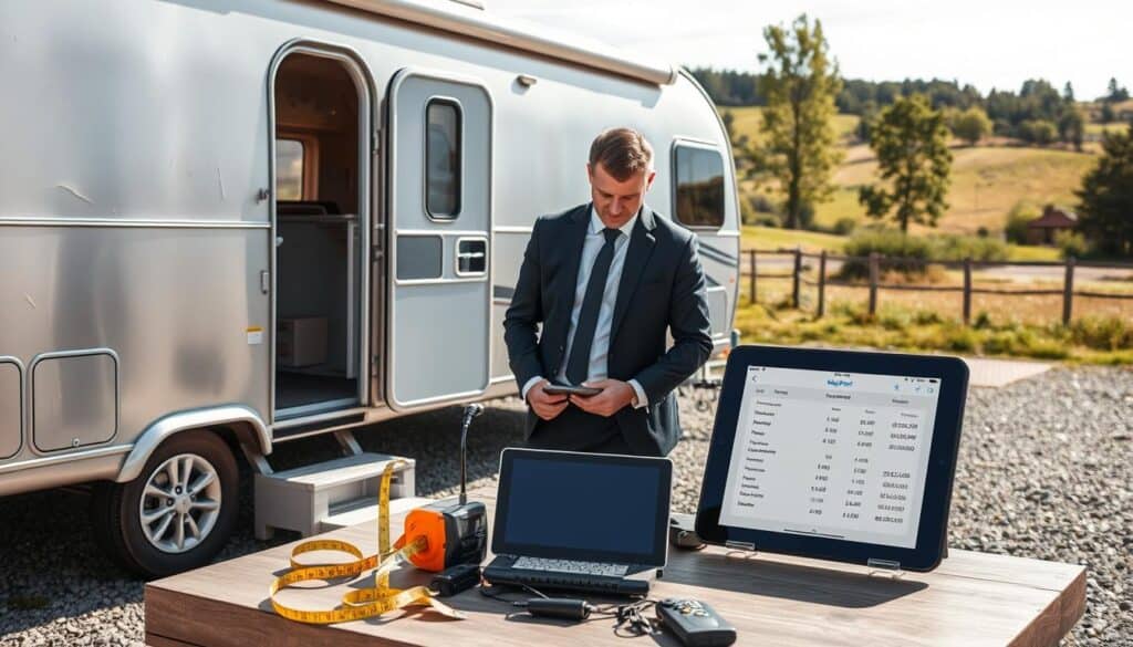 Travel Trailers damage appraisal in Poland by MOTOEXPERT
