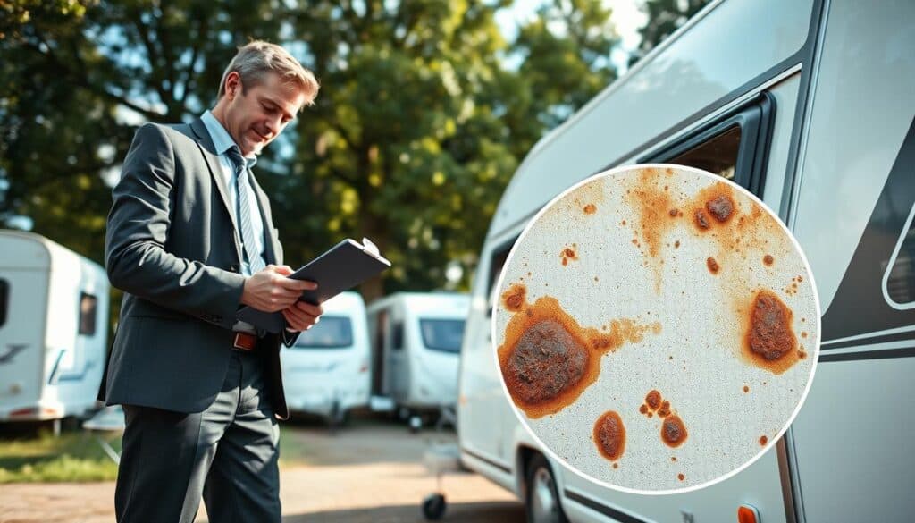 caravan damage assessment