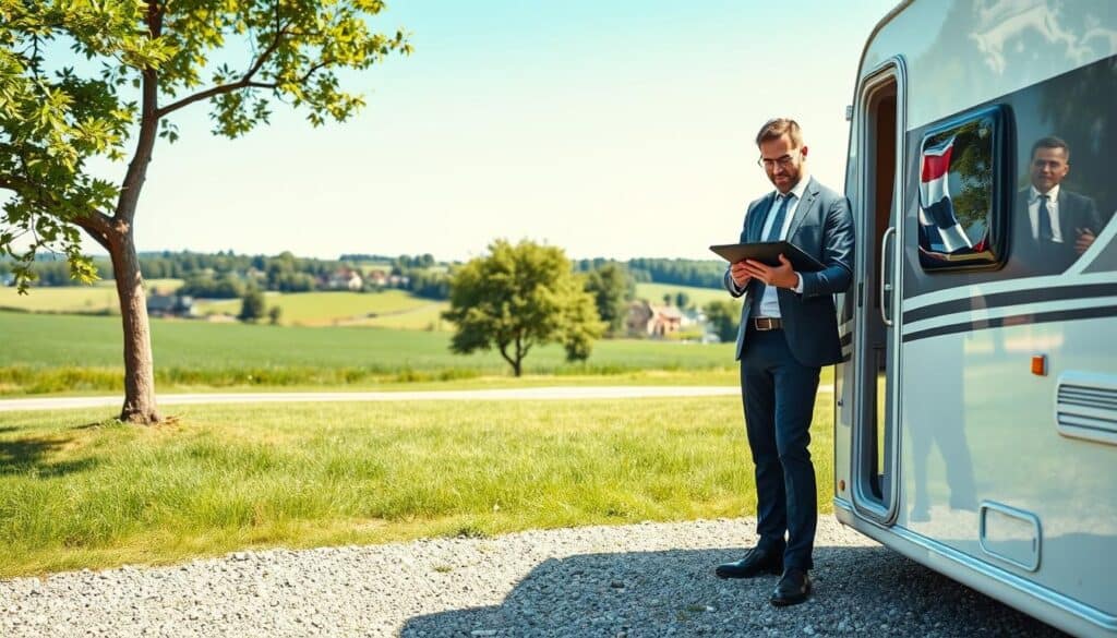 travel trailer damage valuation in Poland