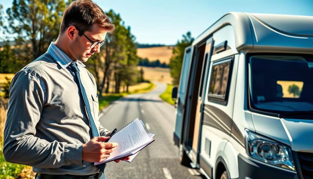 MOTOEXPERT damage report for camper vans in Poland